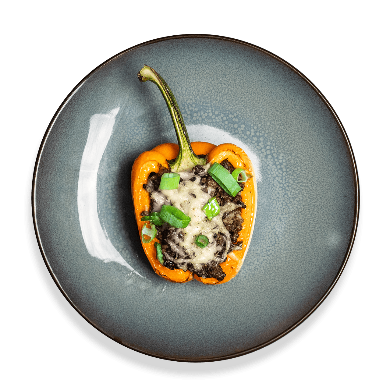tostibanaan-gevulde-oranje-paprika-gehakt